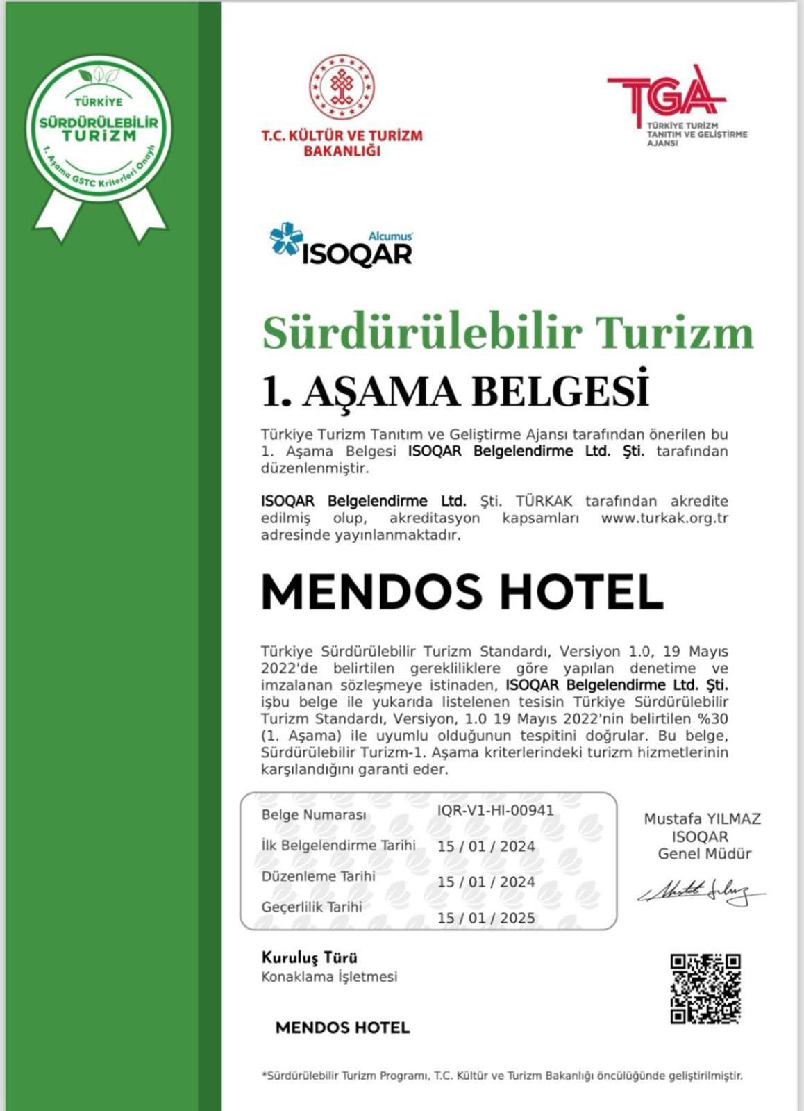 Mendos Garden Exclusive Hotel Fethiye Exterior foto